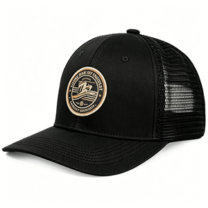 Custom logo Five Panel Embroidered Patch a Frame Structured Baseball Net Mesh Trucker <b>Hat</b> <b>Cap</b> - Product Image 2