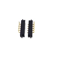 Pitch 2.54mm Single Row High Power 2A Magnet Charge Connector Mating Usb Cable Customized 5 Pin Magnetic Connector