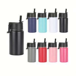 Botella de Agua Deportiva Infantil de Acero Inoxidable de Doble Pared y Aislamiento de 12 oz para Sublimación con Tapas para Impresión por Calor - Product Image 1