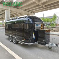 Wecare CEE Doner Kebab Mobile Camping Cuisine Poulet Friture Food Truck Chariots Entièrement Équipé Fabrication Snack Food Trailer USA