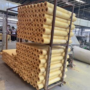 Pipeline de reconstruction de vieux bâtiments tuyau de laine de verre insonorisé sortie d'usine matériau d'isolation thermique - Product Image 6