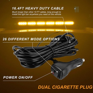 Tự động hệ thống chiếu sáng hổ phách khẩn cấp nhấp nháy nhấp nháy cảnh báo Roof Top nhấp nháy cảnh báo ánh sáng - Product Image 3