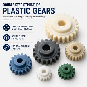 Fabricante de Componentes de Transmisión de Doble Capa con Engranajes de Plástico Extruidos Personalizados, FUXI, Uso Industrial - Product Image 1