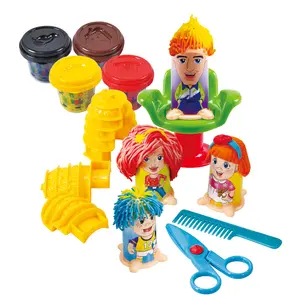 PLAYGO COIFFEUR (NOUVEAU MOULURE) Série de coiffure Jouets de barbier en boue pour enfants