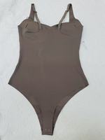 Body sculptant intégral grande taille à haute compression, effet ventre plat et remonte-fesses, entrejambe ouvert, vente en gros