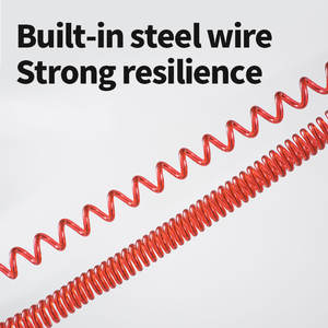 CHILENT matériel de pêche leurre cordes connecter tige boucle en métal caoutchouc/élastique/fil d'acier 6 couleurs cordes perdues protéger les cannes à pêche - Product Image 5