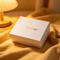 Boîte à couvercle et base rigides pour emballage cadeau commercial, finition de surface personnalisée, boîte en papier