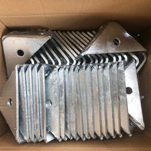Hot Selling Easy Fixing Hot Dip Galvanized Four Holes Welded Triangular Angle <b>Bracket</b> for Solar Mounting System - Product Image 3