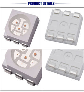 5050 UV led 6 broches 3 PUCES 3.2-3.4V A MENÉ <span class=keywords><strong>les</strong></span> diodes <span class=keywords><strong>smd</strong></span> 365nm 385nm 395nm 400nm 405nm Puce <span class=keywords><strong>SMD</strong></span> led violet - Product Image 4