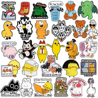Broches et badges en émail mignons, thèmes animés (comédie, dessin animé, anime) : Chien, Chat, Canard, Docteur, Ours. Bijoux pour vêtements et revers, cadeaux pour amis.