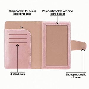 Juego de Etiqueta de Equipaje y Porta Pasaportes de Cuero PU con Logotipo Personalizado, Regalo Empresarial de Lujo en PVC Suave para Bolsas de Viaje y Recuerdos - Product Image 4