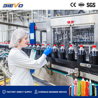 Machine de remplissage de soda automatique 15200BPH, ligne de production complète d'eau gazeuse en PET de 1,25 L, SUS304 pour co-embouteilleurs