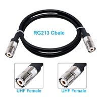 Câble RG213 avec connecteur mâle UHF PL259 50 Ohm, rallonge pigtail à faible perte pour radio CB, radio amateur, émetteur FM BEVOTOP BT1281-RG213