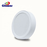 Plafonnier LED Moderne 12W Série EDL 2-en-1 Rétroéclairé Rond Mince avec Driver Intégré CCT Downlight