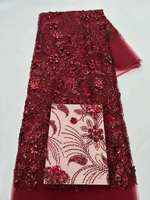 Voile Suisse Écologique en Dentelle Française pour Robes de Soirée, Vêtements, Chaussures, Sacs, Tissus de Mariage et d'Intérieur