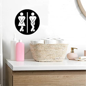 Placa <span class=keywords><strong>de</strong></span> advertencia <span class=keywords><strong>de</strong></span> género <span class=keywords><strong>de</strong></span> diseño moderno, letreros <span class=keywords><strong>de</strong></span> baño, letrero <span class=keywords><strong>de</strong></span> baño para hombres y mujeres con cinta fuerte duradera <span class=keywords><strong>de</strong></span> doble cara - Product Image 4