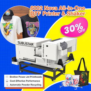 <span class=keywords><strong>Imprimante</strong></span> et machine à secouer DTF tout-en-un Sublistar 24 pouces DTF-6002A Nova pour t-shirts – Impression DTF économique - Product Image 2