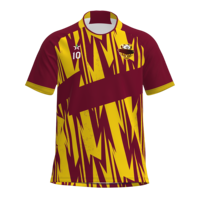 Kaos Jersey Sepak Bola Sublimasi Vintage Berkualitas Tinggi Ystar, Desain Logo Kustom Grosir, Gaya Baru Pabrik