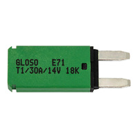 Fusible de cuchilla de reinicio automático para coche de 14V, interruptor de circuito de 5A, 10A, 15A, 20A, 25A, 30A, mini fusibles tipo 1 de 12 voltios CC