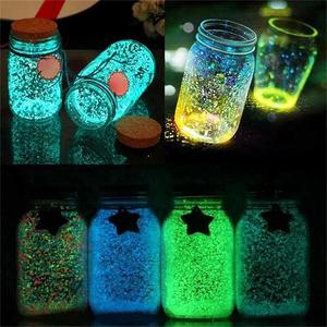 1000Pcs/bag Acrylic 3-5mm Luminous Glowing Sand Mini Decorative Fluorescent <strong>Rocks</strong> for Garden Aquarium Fish Tank Pathway - Product Image 3