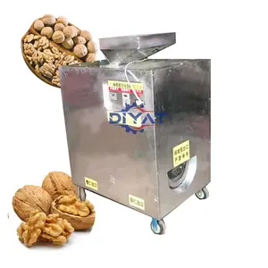 Venta caliente nuez pecan cáscara dura eliminación Máquina trituradora separador