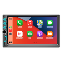 Autoradio universel double DIN 2DIN avec écran tactile sans fil CarPlay Android Auto Bluetooth 7 pouces Android 15