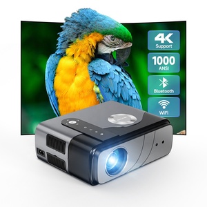 Nuevo Proyector de 1500ANSI con Luz Diurna LCD, Smart TV <span class=keywords><strong>HD</strong></span> 4K 1080P, Portátil, WIFI, para Exteriores, Lámpara LED 5G - Product Image 1