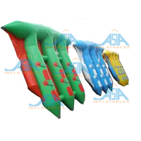 Sports nautiques professionnels trucs remorquable mouche poisson banane bateau cerf-volant gonflable Aqua poisson volant radeau bateau à vendre