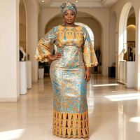 Robes de Soirée et de Mariage Africaines Grande Taille pour Femmes 2026 – Nouveaux Modèles Dashiki Ankara de Luxe Brodés Bazin
