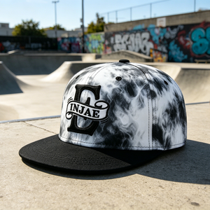 OEM ODM Smoky Blur Pattern Vintage Punk Baseball Cap Streetwear Retro Embroidered Snapback <b>Hat</b> 6-Panel Trucker <b>Hat</b> - Product Image 5