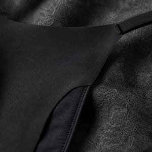 Ensemble soutien-gorge push-up en dentelle à décolleté plongeant et string sans couture en obsidienne pour femme, satin noir à coupe haute, idéal pour les soirées romantiques et les vacances - Product Image 5