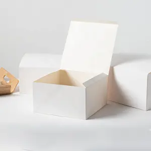 Cajas de papel de entrega de pollo frito y bandejas de papel duro para envasado de comida rapida