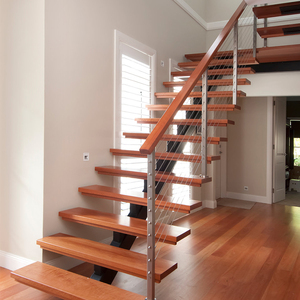 Gigantes del diseño moderno producen materiales <span class=keywords><strong>de</strong></span> diseño <span class=keywords><strong>de</strong></span> interiores que se pueden personalizar para escaleras rectas <span class=keywords><strong>de</strong></span> interior - Product Image 6