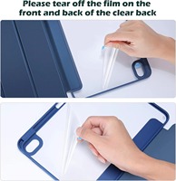 Étui de protection fin avec support magnétique pour iPad 10,9 pouces 10e génération (2022) Housse de veille/réveil pour les modèles A2696 A2757 A2777