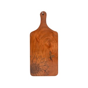 Planche à découper design avec poignée en bois d'acacia noyer personnalisé épais en vrac pour cuisine vente en gros - Product Image 1