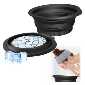 Nouvelle idée de produit 2026 : Accessoires pour outils de soin de la peau – Bassin de cryothérapie faciale en silicone sans BPA avec tubes respiratoires - Product Image 1