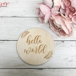 Panneau en bois « Nous avons un bébé » pour <span class=keywords><strong>annonce</strong></span> de <span class=keywords><strong>grossesse</strong></span>, décorations élégantes pour fête - Product Image 4