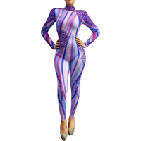 Costume Cosplay de guerrier 3D pour femmes, combinaison, maillot de corps, coloré, slim, spectacle de fête, modèle Bar, Club, printemps