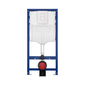 Tusson khí nén kép tuôn ra tay kiểm soát hiện đại giấu nhà vệ sinh bồn chứa phía trước Báo Chí tấm trắng ABS Vật liệu phòng tắm đẩy nút - Product Image 2