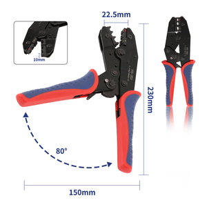 XIONGISOLAR HS-30Jラチェット圧着プライヤー700個男性女性端子ブロック圧着範囲0.5-6mm2 (22-10AWG) ソーラー関連 - Product Image 3