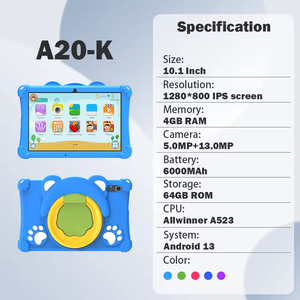 <span class=keywords><strong>10</strong></span> Inch Trẻ Em Android Máy Tính Bảng 4GB 64GB Rom Máy Tính Bảng Iwawa Phần Mềm Pre-Cài đặt Cho Học Tập Máy Tính Bảng PC Với Silicone Trường Hợp - Product Image 2