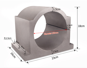 <b>Accessories</b> <b>Machine</b> <b>Tool</b> Spindle Fixture 90/120/150mm Cast Iron Holder Seat 90mm/120mm/150mm Spindle Fixture - Product Image 2