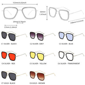 Trendy Poligonal <span class=keywords><strong>Gafas</strong></span> de sol de las mujeres Hombres Moda Metal Frame Driving Sun Glasses Mujer - Product Image 5