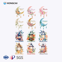 Hongcai Autocollant de motif de festival de lune d'impression de vinyle de transfert de chaleur écologique lavable pour des textiles pour des conceptions personnalisées