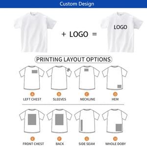 Camisetas de Gran Tamaño para Hombre, Personalizadas con Logotipo, Lisas, de Manga Corta, de Algodón, Tallas Grandes, OEM - Product Image 6