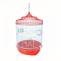 Cage à oiseaux ronde en fil métallique 30x50cm pour perroquets, pinsons et petits oiseaux – Élevage – Vente en gros