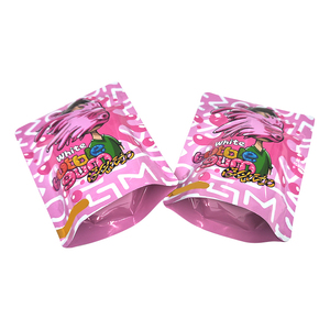 Tùy chỉnh in nhiệt con dấu 3.5 7g 1oz Kẹo gummy <span class=keywords><strong>doypack</strong></span> mùi bằng chứng đứng lên túi nhựa bao bì Mylar <span class=keywords><strong>Ziplock</strong></span> Túi - Product Image 3