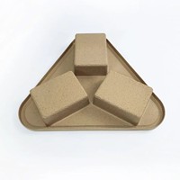 Emballages en pâte à papier recyclable, cartons biodégradables, boîtes porte-plateaux en fibre moulée et bagasse