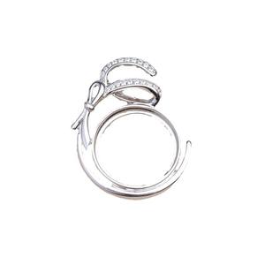 Support d'accessoires en argent plaqué or Wenchi DIY pour perles Mabe, taille de perle 14,8-15 mm, Gourd du Trésor, Chine - Product Image 5