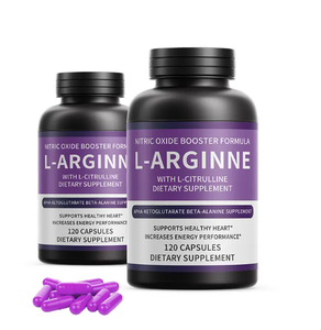 L-аргининовые капсулы аминокислоты помогают кровеносным сосудам расслабиться и пищевые добавки - Product Image 1